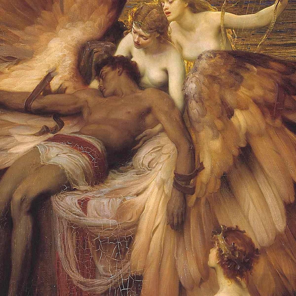 The Lament For Icarus Herbert James Draper hjd15 canvas print