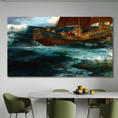 The Wrath Of The Sea God Herbert James Draper hjd18 canvas print 