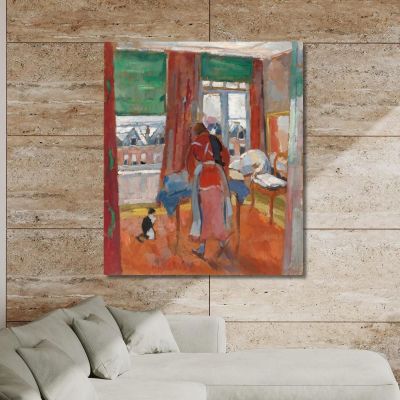 Ironing Rik Wouters rwo10 canvas print 