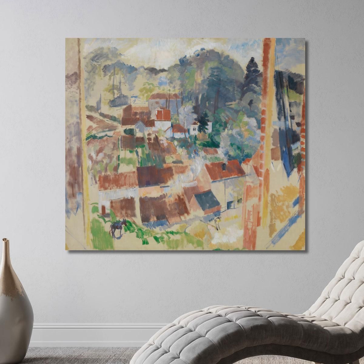 Open Window On Bosvoorde Rik Wouters rwo18 canvas print 