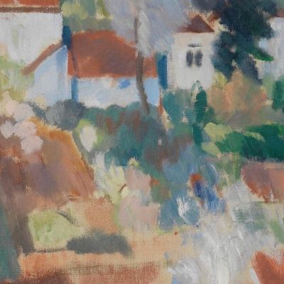 Open Window On Bosvoorde Rik Wouters rwo18 canvas print