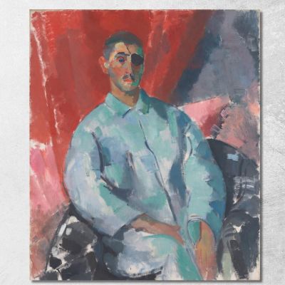 Self Portrait With Black Eye Patch Rik Wouters rwo27 canvas print 