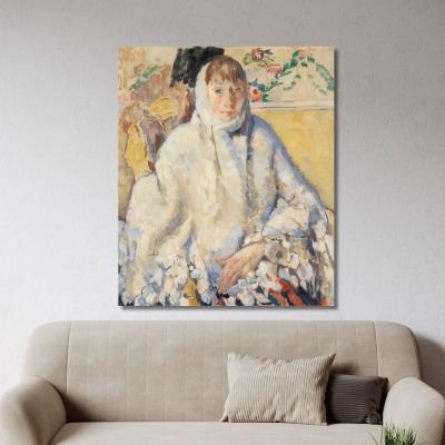 The Sick Woman With The White Shawl Rik Wouters rwo34 canvas print 