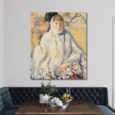 The Sick Woman With The White Shawl Rik Wouters rwo34 canvas print 
