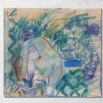 Woman Putting On Shoes Rik Wouters rwo41 canvas print 