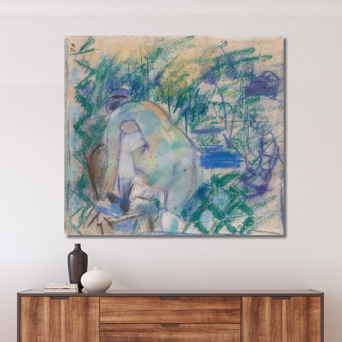 Woman Putting On Shoes Rik Wouters rwo41 canvas print 