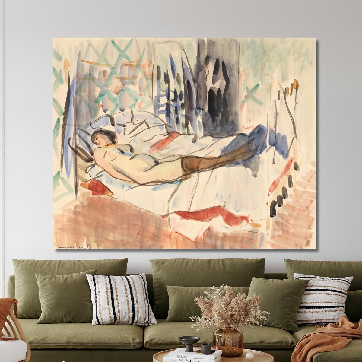 Woman Resting Rik Wouters rwo43 canvas print 