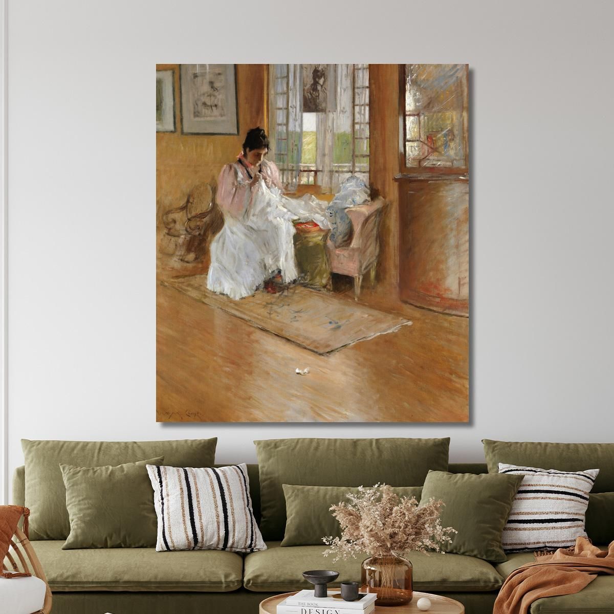 For The Little One William Merritt Chase wmc20 canvas print 
