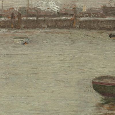 Gray Day On The Bay William Merritt Chase wmc24 canvas print