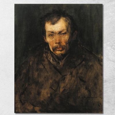 Portrait Of A Man 2 William Merritt Chase wmc55 canvas print 