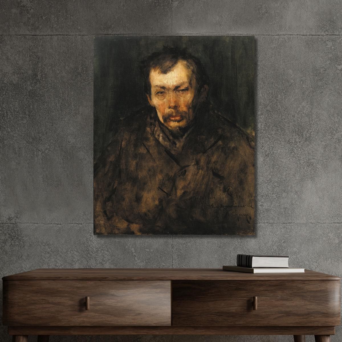 Portrait Of A Man 2 William Merritt Chase wmc55 canvas print 