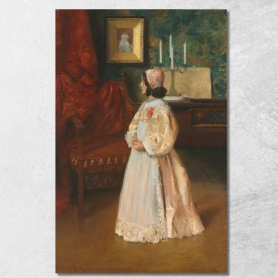 Portrait Of My Daughter Alice William Merritt Chase wmc62 canvas print 