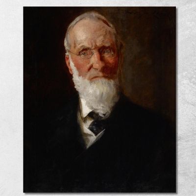 Portrait Of My Father David Hester Chase William Merritt Chase wmc63 canvas print 