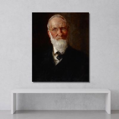 Portrait Of My Father David Hester Chase William Merritt Chase wmc63 canvas print 