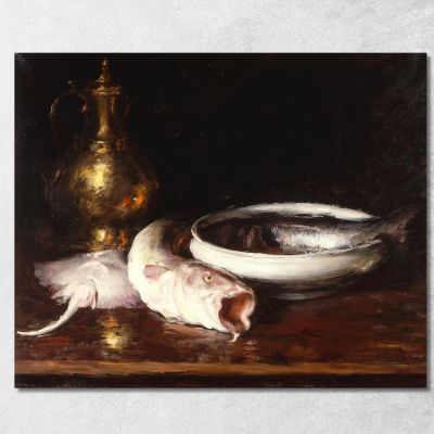 Still Life William Merritt Chase wmc84 canvas print 