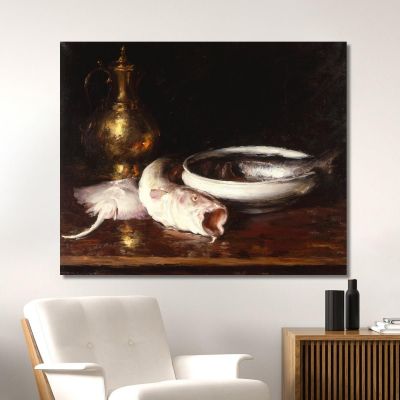 Still Life William Merritt Chase wmc84 canvas print 