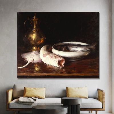 Still Life William Merritt Chase wmc84 canvas print 