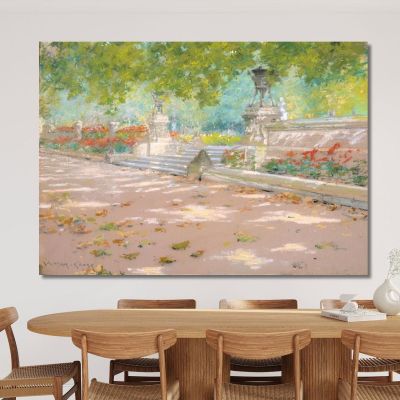 Terrace Prospect Park William Merritt Chase wmc91 canvas print 