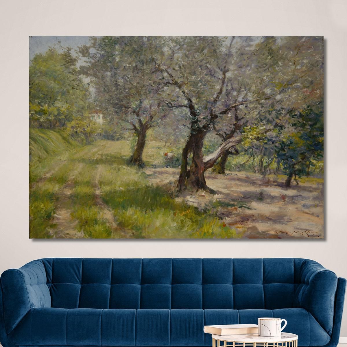 The Olive Grove William Merritt Chase wmc100 canvas print 
