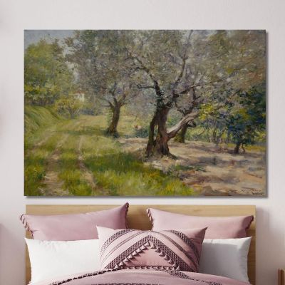 The Olive Grove William Merritt Chase wmc100 canvas print 