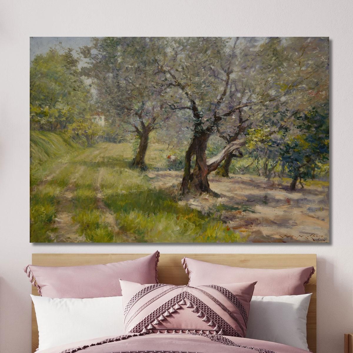 The Olive Grove William Merritt Chase wmc100 canvas print 