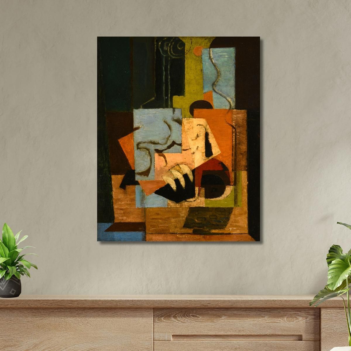Composition Louis Marcoussis lmr4 canvas print 