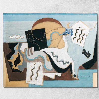 The Stabbed Dove Louis Marcoussis lmr12 canvas print 