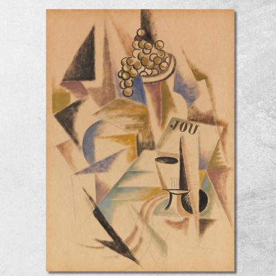 Still Life With Fruits Louis Marcoussis lmr21 canvas print 