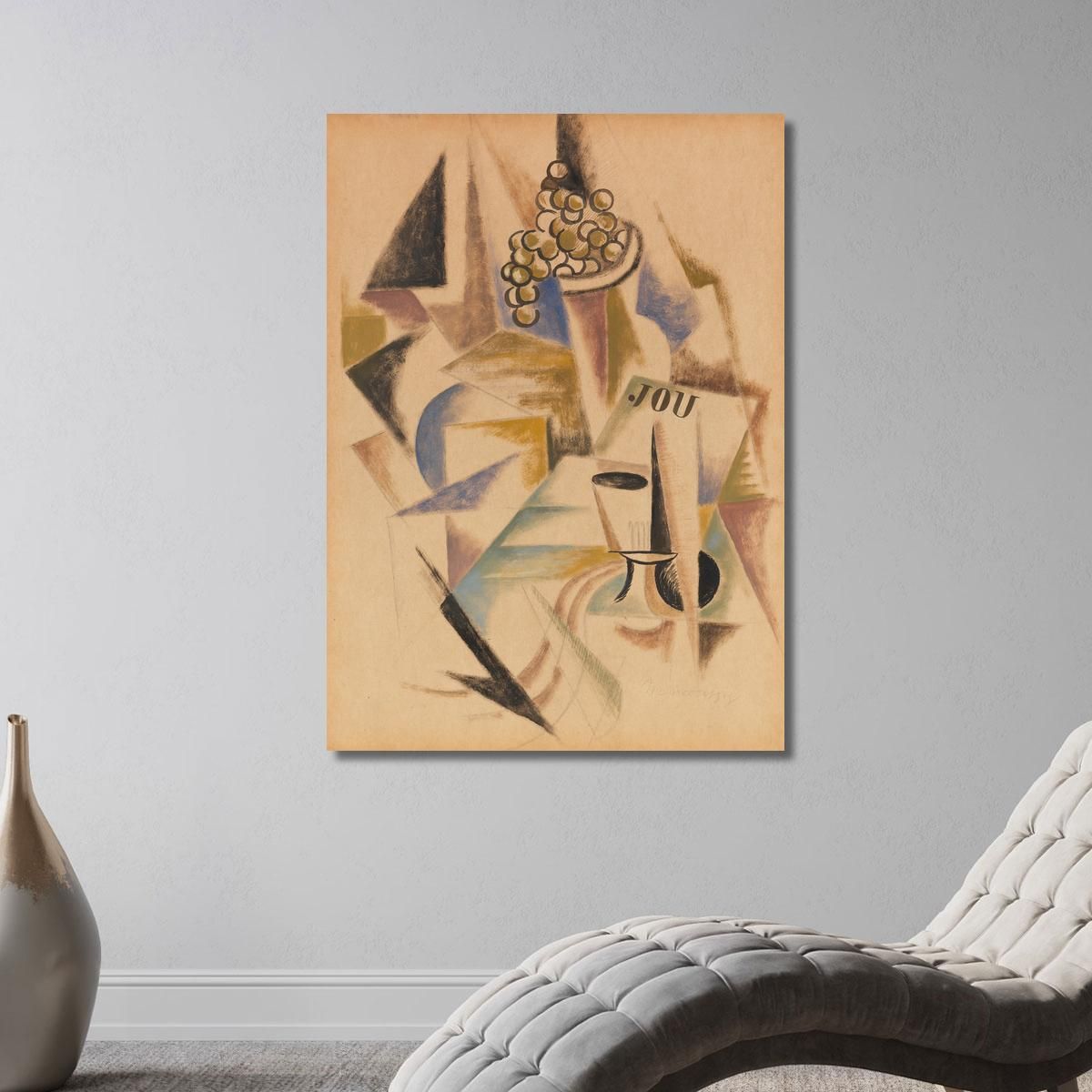 Still Life With Fruits Louis Marcoussis lmr21 canvas print 