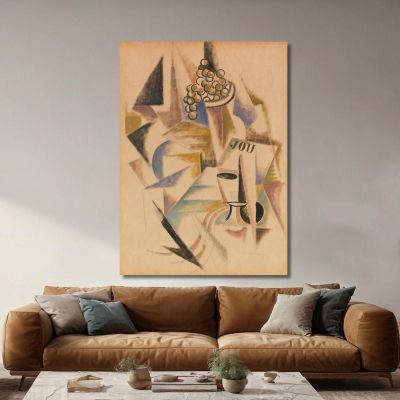 Still Life With Fruits Louis Marcoussis lmr21 canvas print 
