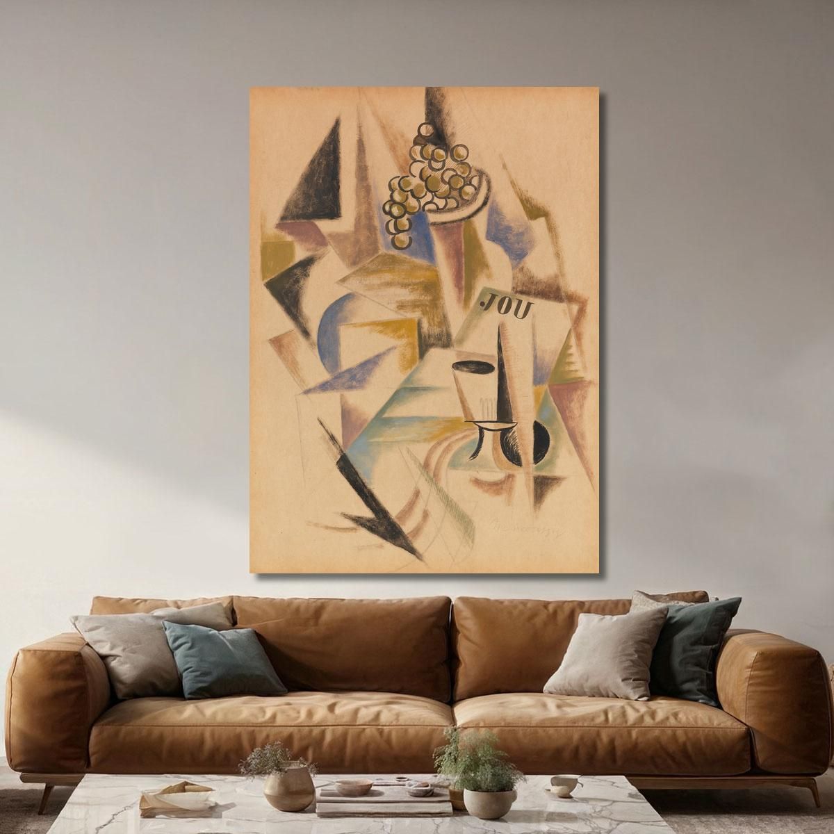 Still Life With Fruits Louis Marcoussis lmr21 canvas print 