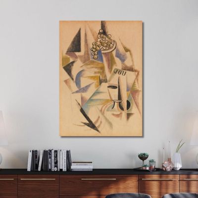 Still Life With Fruits Louis Marcoussis lmr21 canvas print 