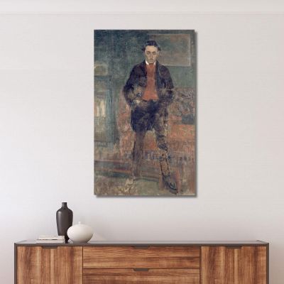 Roland Dorgelès 1886-1973 Novelist Louis Marcoussis lmr34 canvas print 