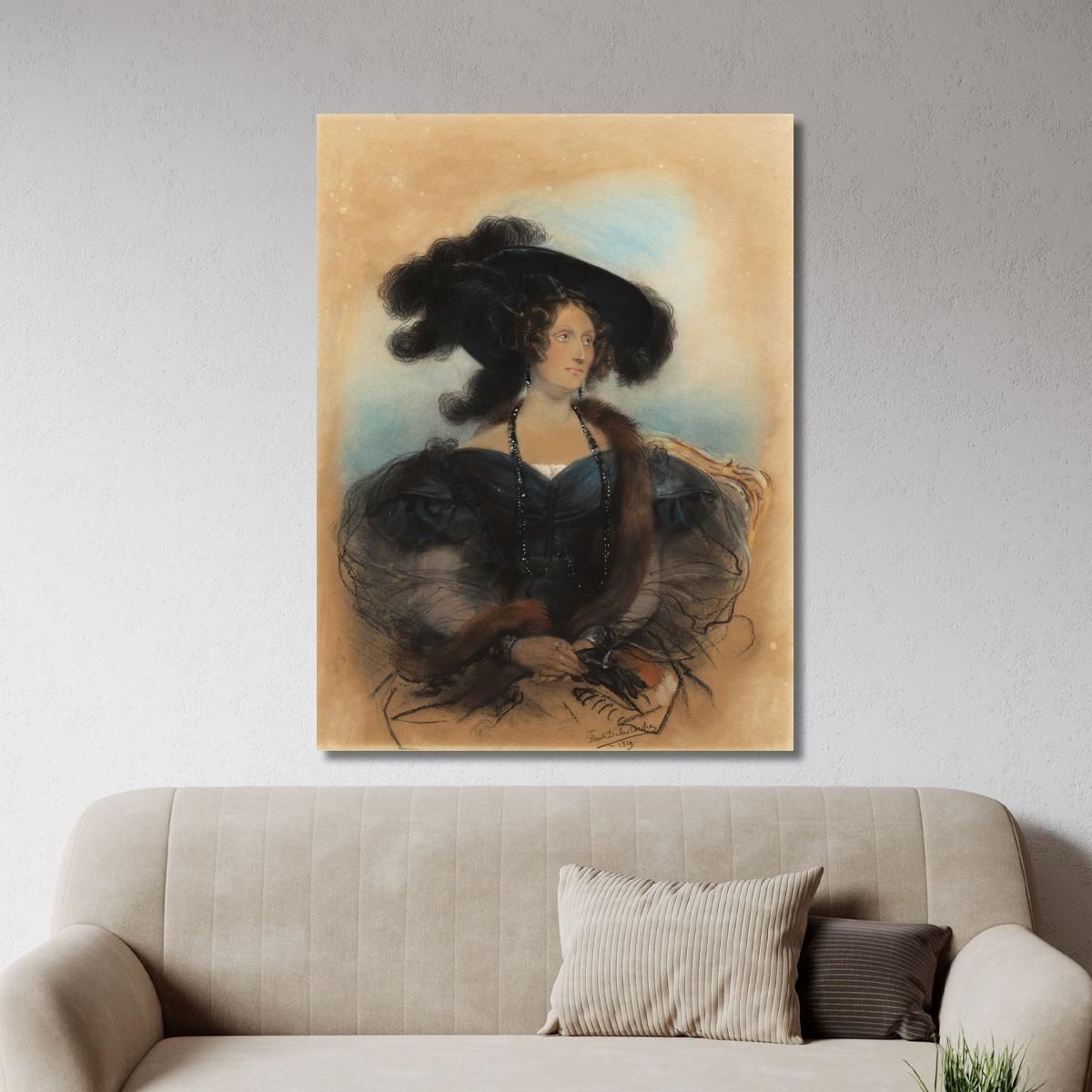 Jane Jarvis Paul Delaroche pdl2 canvas print 