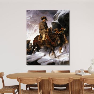 Napoleon Crossing The Alps Paul Delaroche pdl9 canvas print 