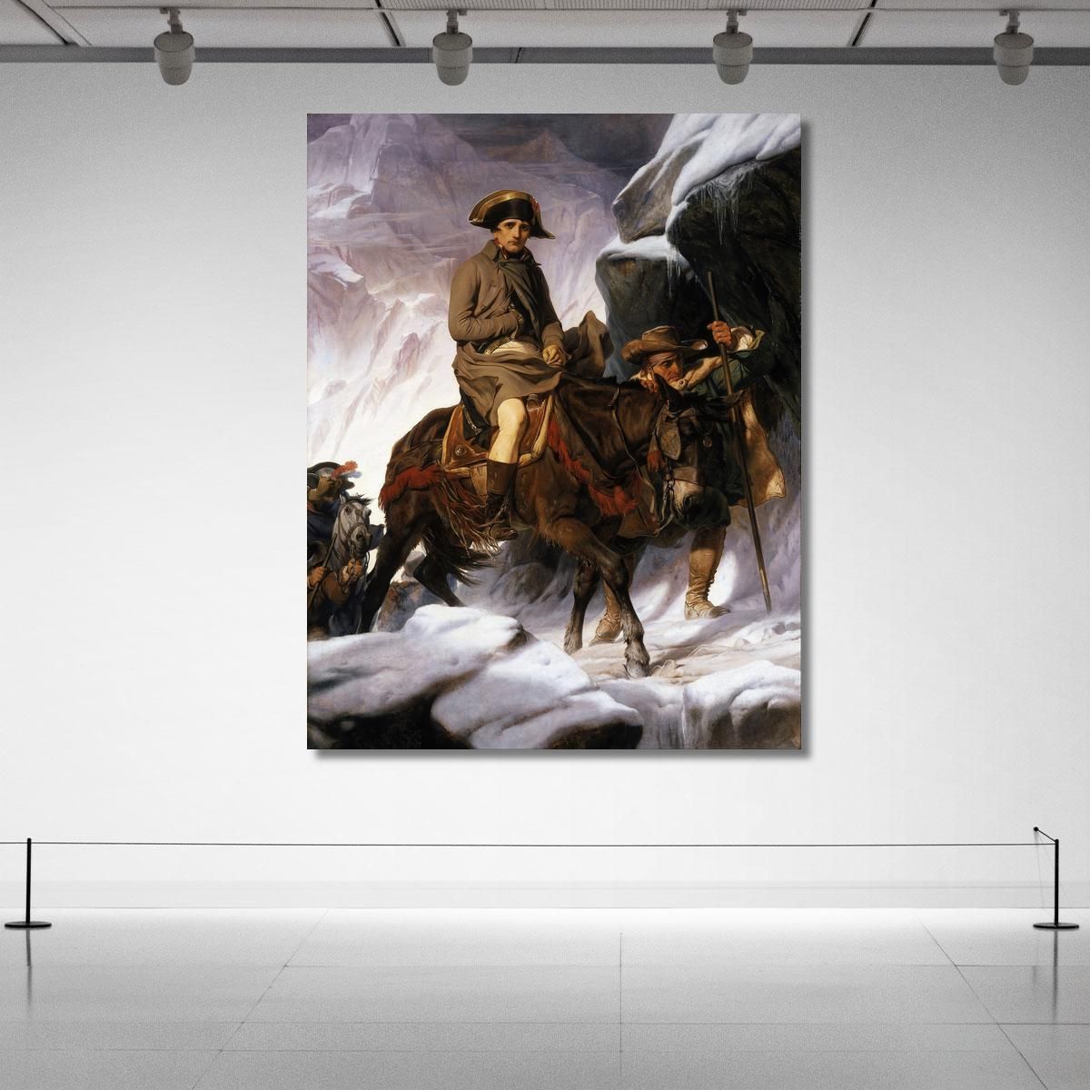 Napoleon Crossing The Alps Paul Delaroche pdl9 canvas print 