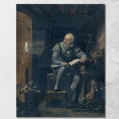 Palissy In His Workshop Paul Delaroche pdl11 canvas print 