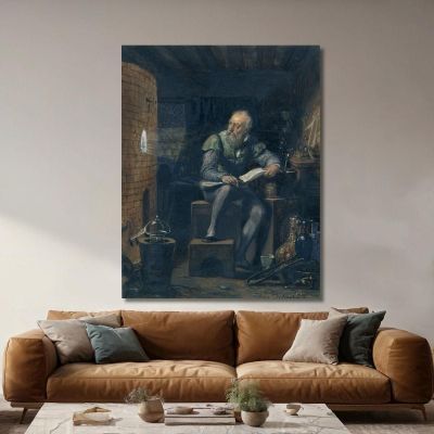 Palissy In His Workshop Paul Delaroche pdl11 canvas print 