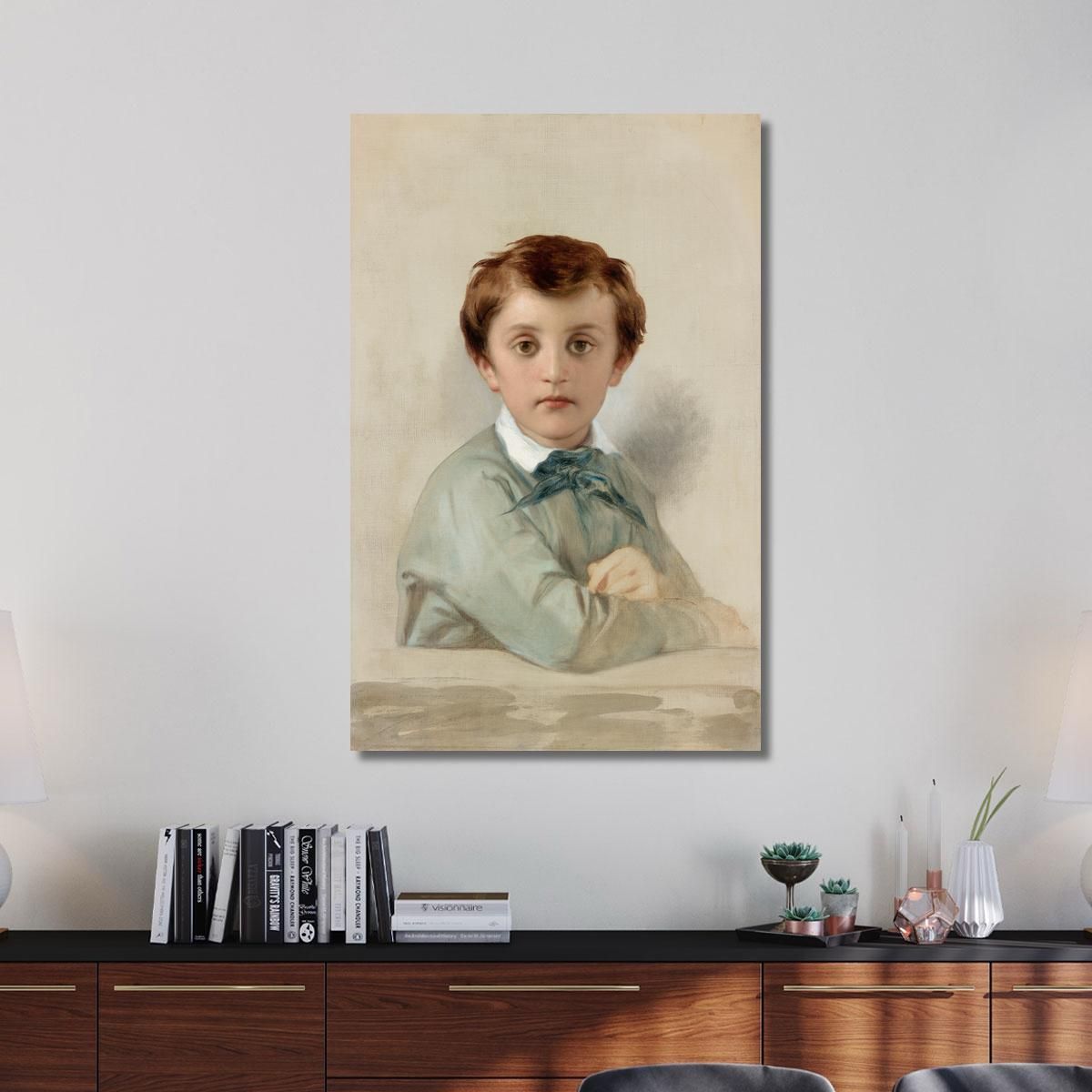 Portrait Of Philippe-Grégoire Delaroche The Artist'S Youngest Son Paul Delaroche pdl16 canvas print 