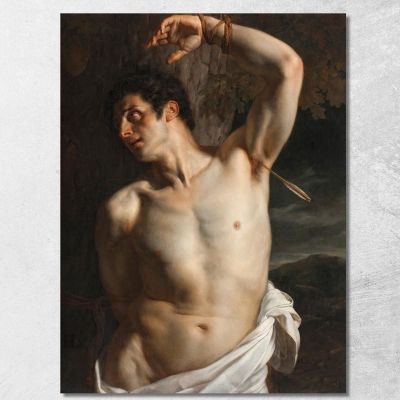 Saint Sebastian Paul Delaroche pdl17 canvas print 