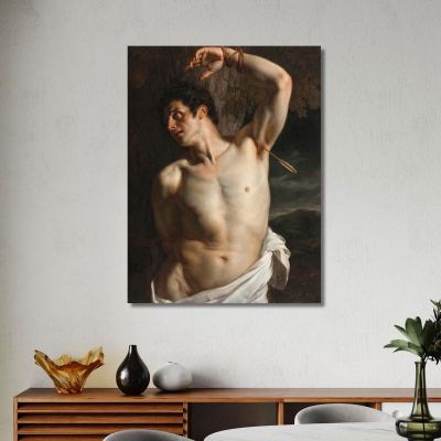 Saint Sebastian Paul Delaroche pdl17 canvas print 