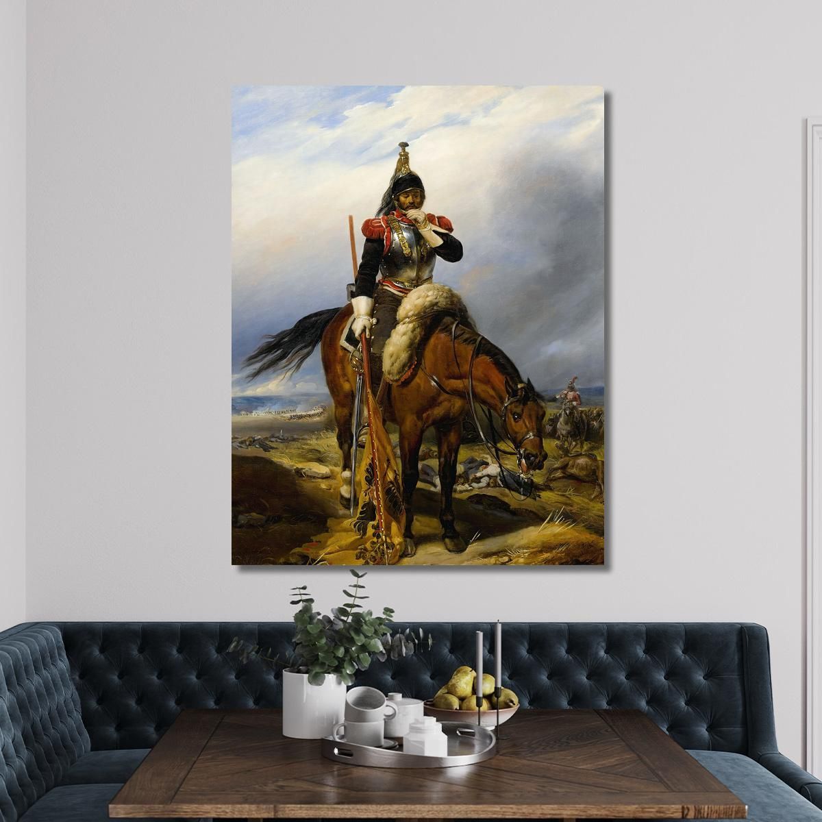 The Field Of Battle Paul Delaroche pdl21 canvas print 