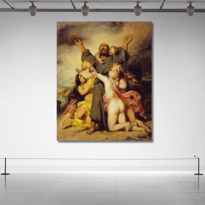 The Temptation Of Saint Anthony Paul Delaroche pdl22 canvas print 