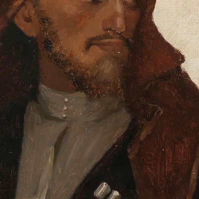 Portrait Of A Kabardian Prince Ilya Efimovich Repin ier9 canvas print
