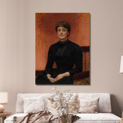 Portrait Of Yelizaveta Zvantseva Ilya Efimovich Repin ier14 canvas print 