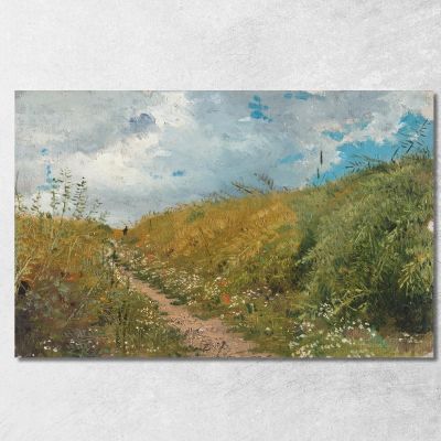 Road Through A Dell Ilya Efimovich Repin ier19 canvas print 
