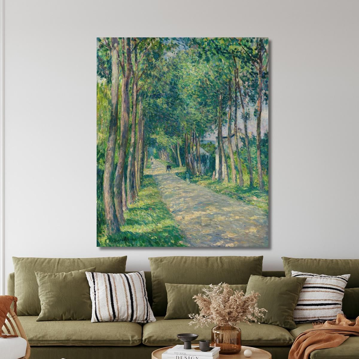 Hitching Up On A Sunny Road Henri Lebasque hlb1 canvas print 