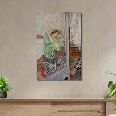 Woman At Her Toilet Henri Lebasque hlb15 canvas print 