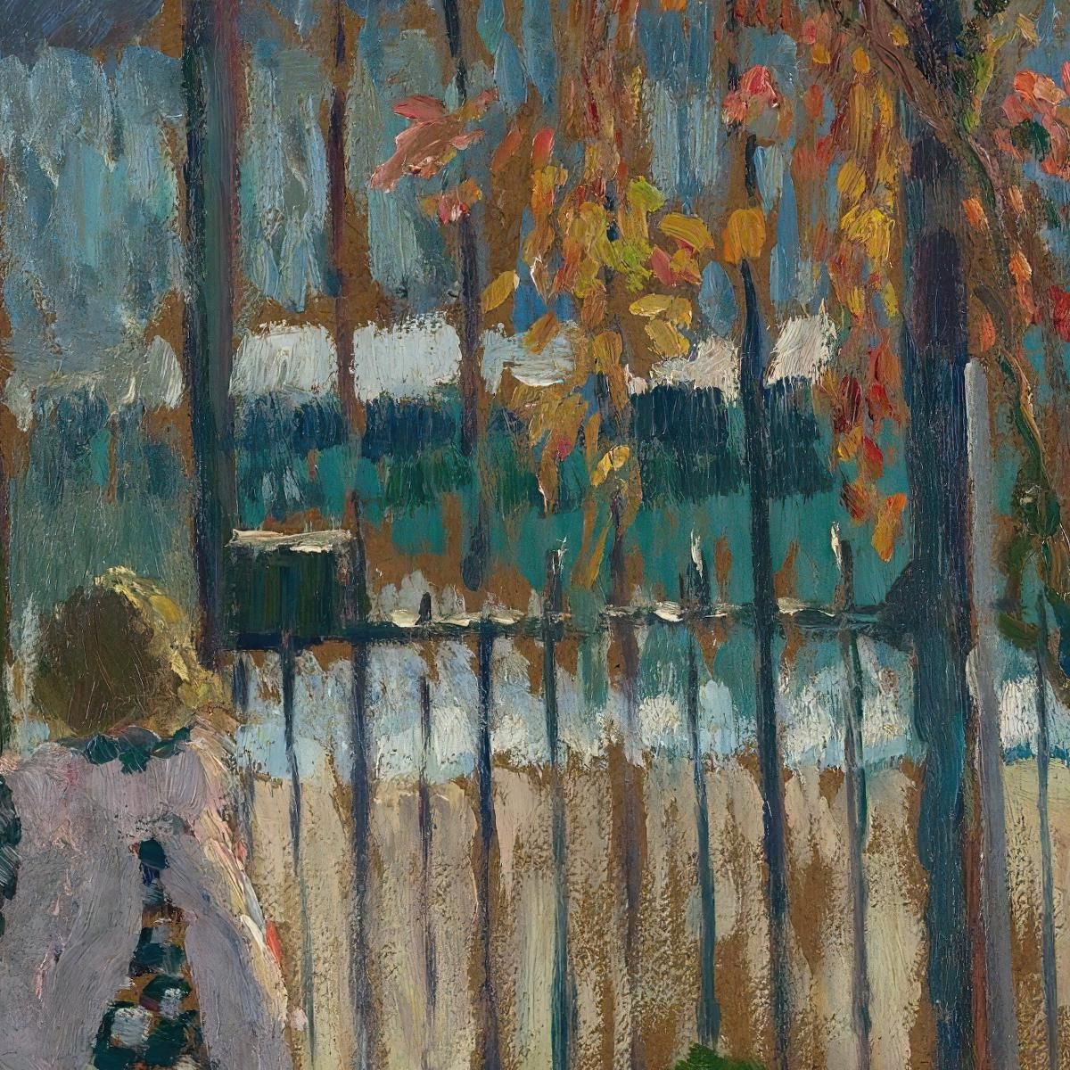 Lagny Nono At The Garden Gate Henri Lebasque hlb29 canvas print