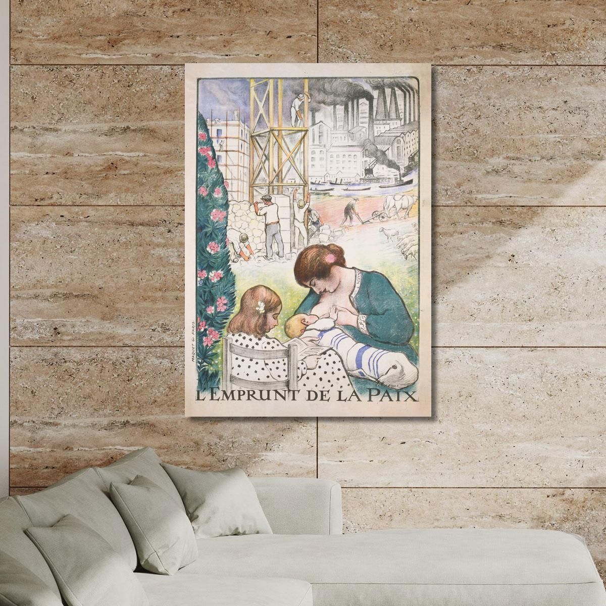 The Peace Loan Henri Lebasque hlb40 canvas print 
